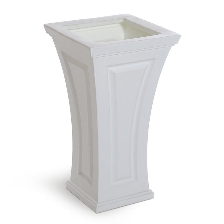 Cambridge 28" Tall Planter - White
