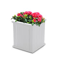 Cape Cod 16x16 Square Planter - White