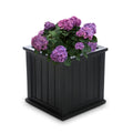 Cape Cod 20x20 Square Planter - Black