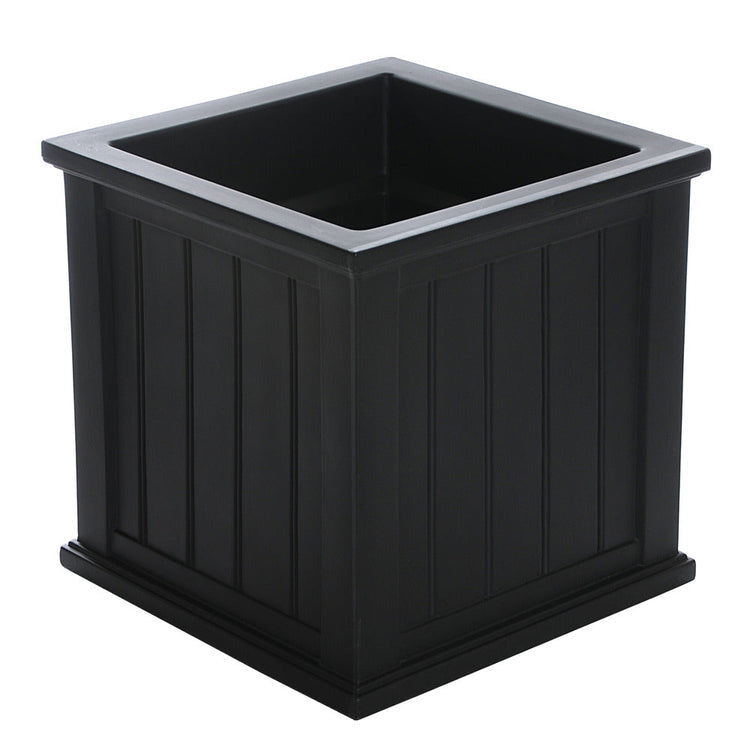 Cape Cod 20x20 Square Planter - Black