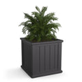 Cape Cod 20x20 Square Planter - Graphite Grey