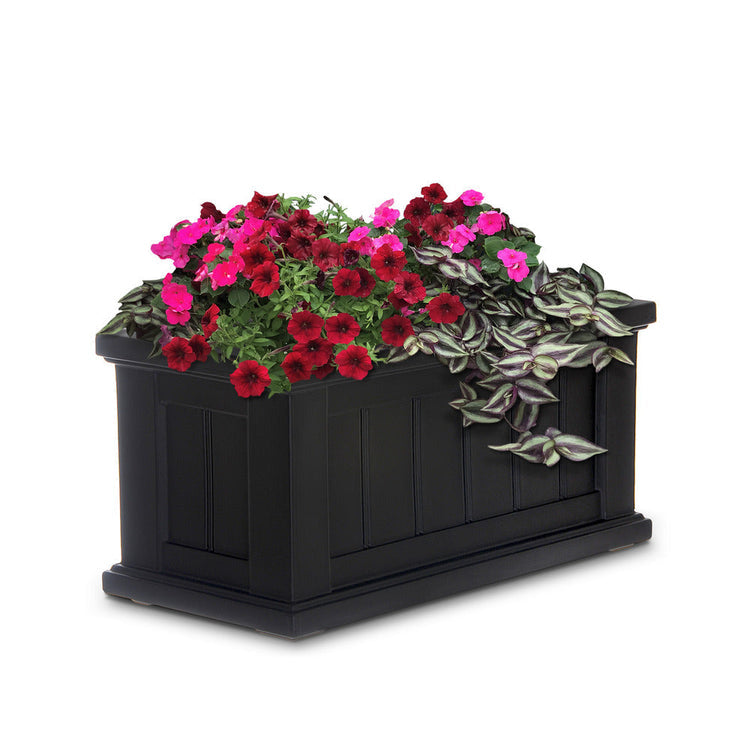 Cape Cod 24x11 Planter - Black