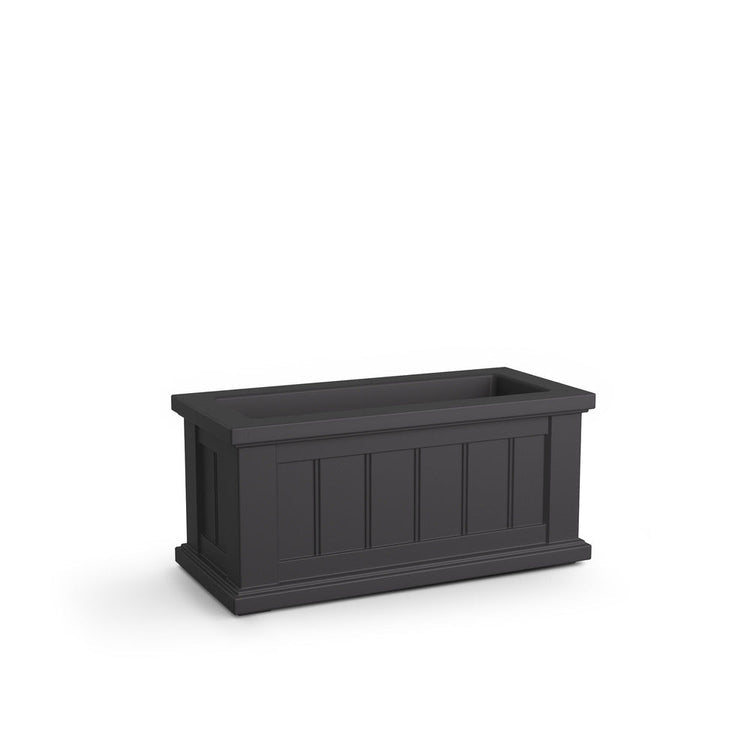 Cape Cod 24x11 Planter - Graphite Grey