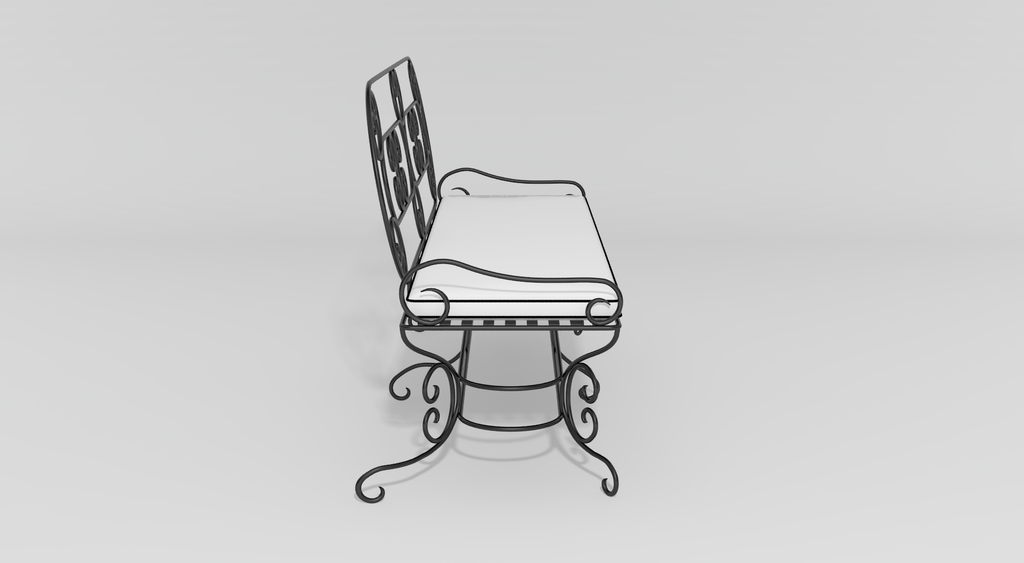 French Country Garden Bench