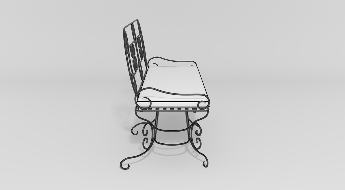 French Country Garden Bench