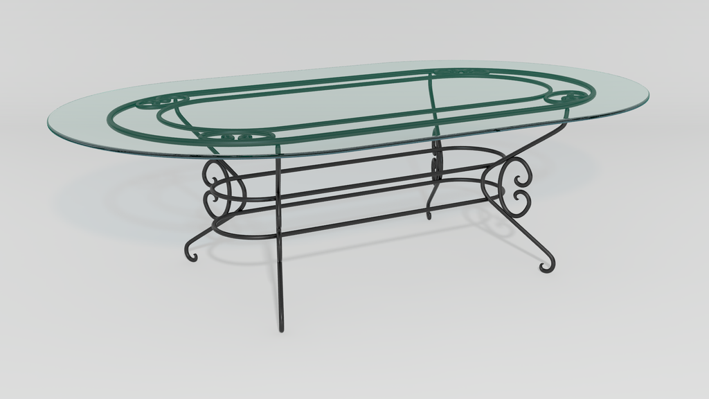 French Country Dining Table Base