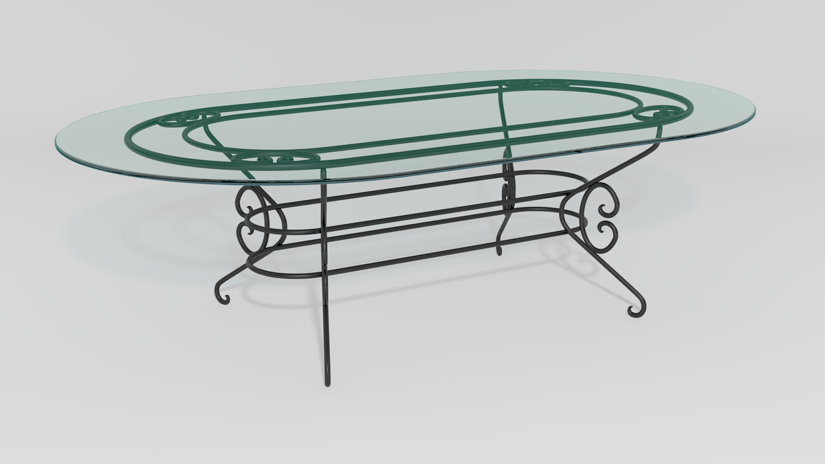 French Country Dining Table Base