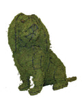 16 Inch Mossed Cavalier Sitting Garden Topiary Frame