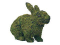 13 Inch Mossed Hopping Rabbit Garden Topiary Frame