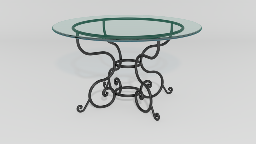 Baroque Dining Table Base