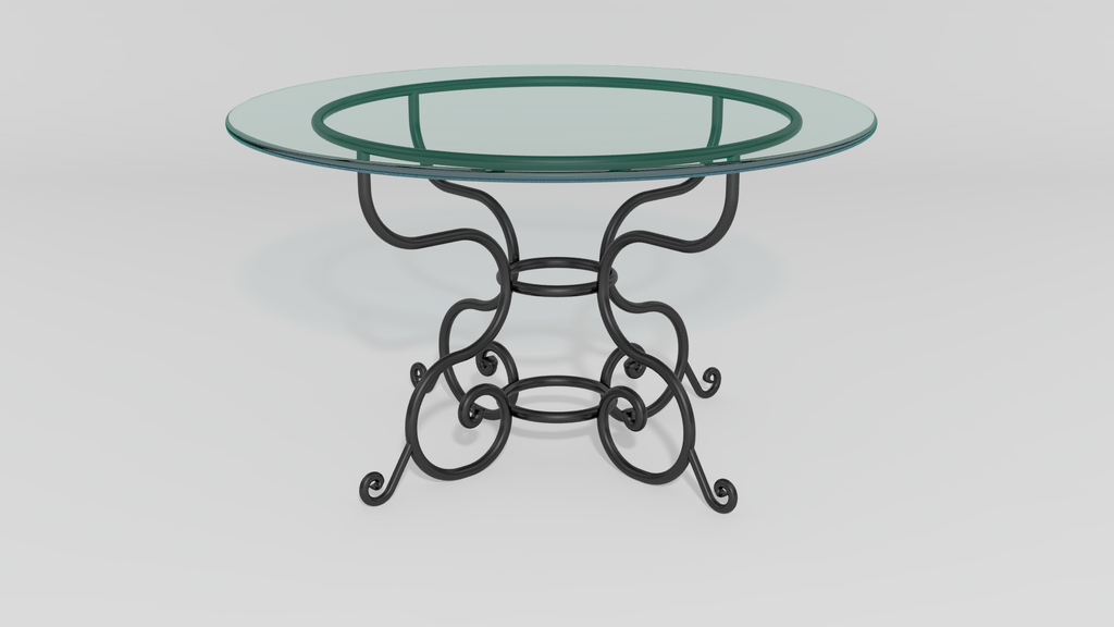 Baroque Dining Table Base