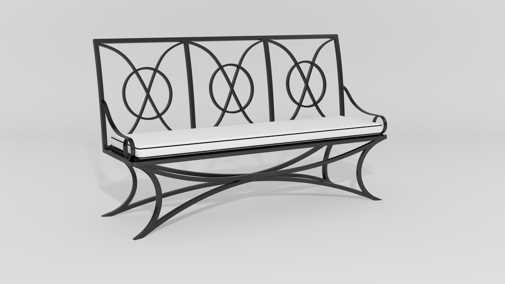 Directoire Garden Bench