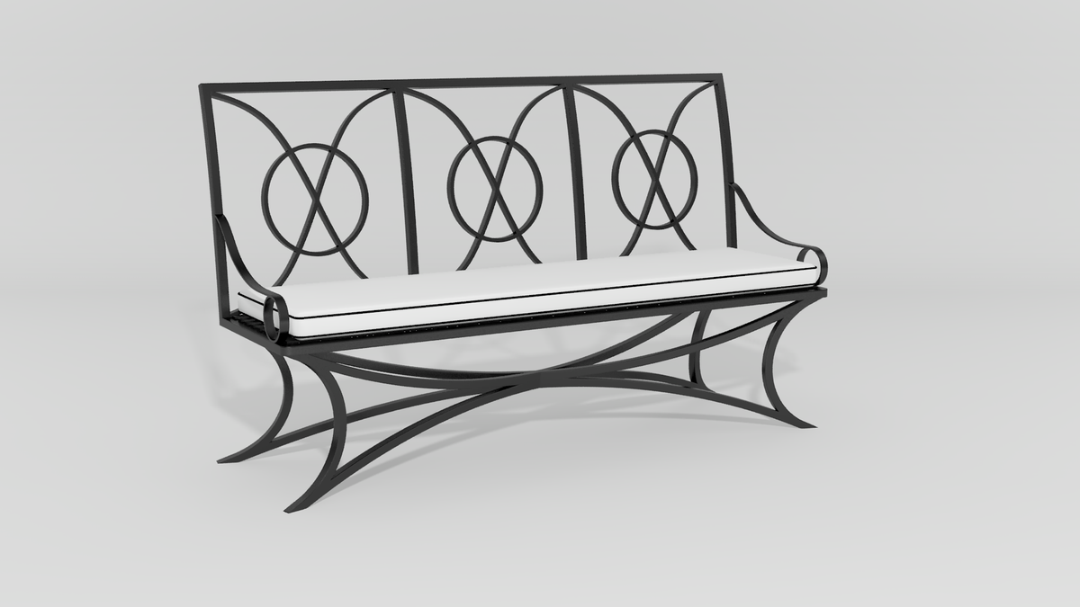 Directoire Garden Bench