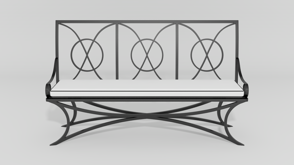 Directoire Garden Bench