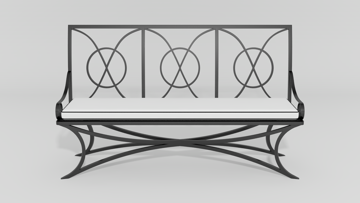 Directoire Garden Bench
