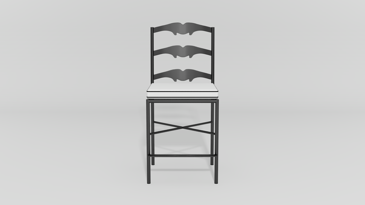 French Ladderback Counter Stool