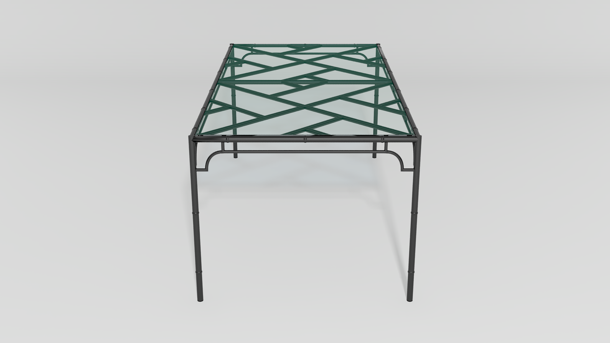 Faux Bamboo Dining Table Base