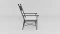 Faux Bamboo Club Chair