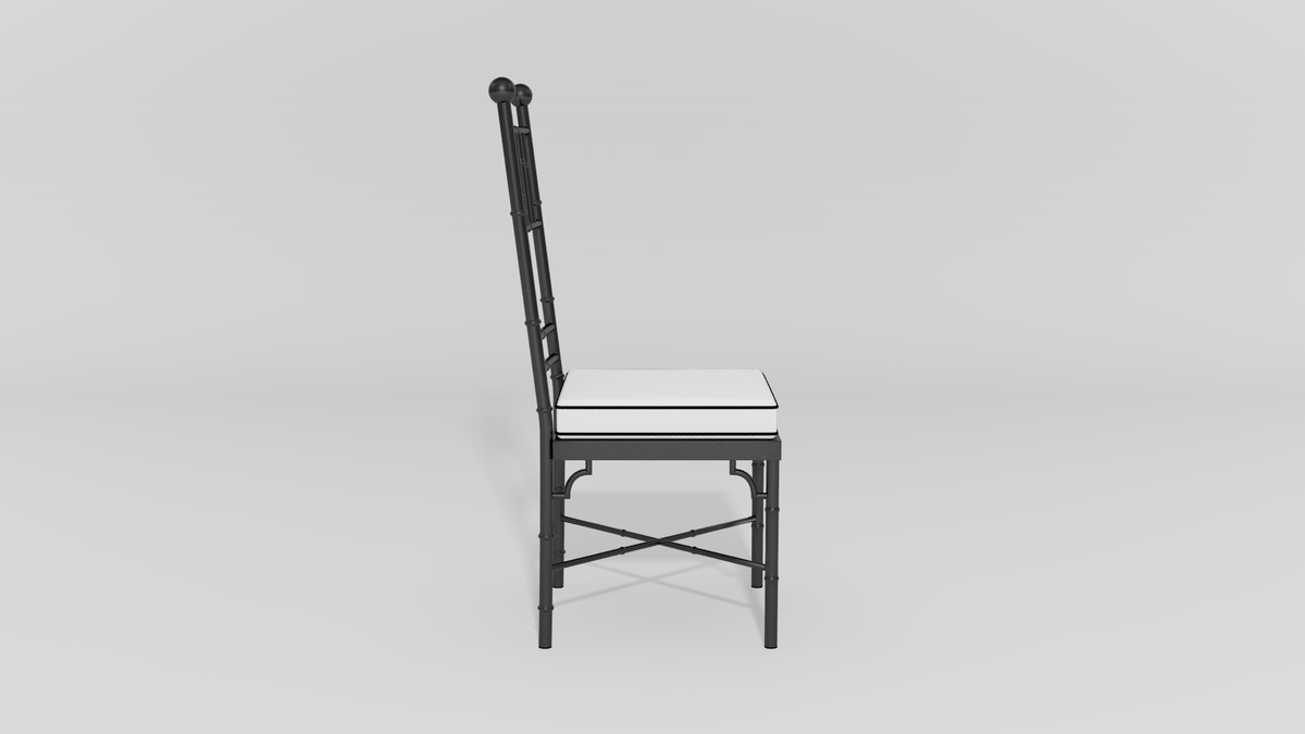 Faux Bamboo Side Chair