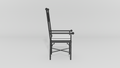 Faux Bamboo Armchair