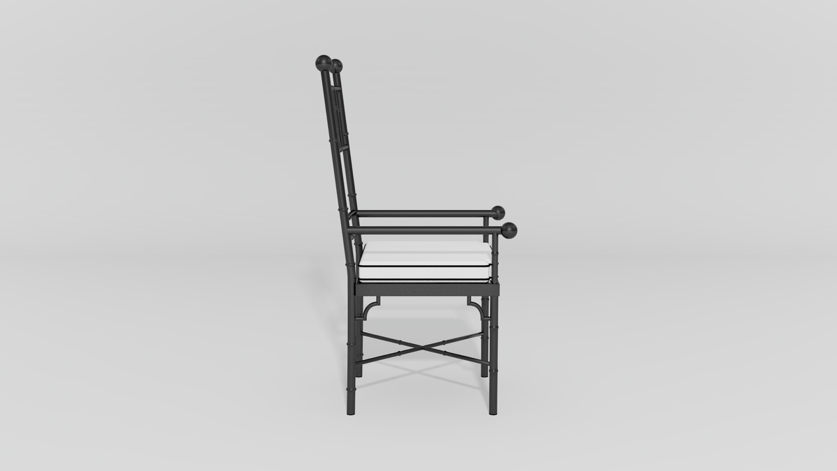 Faux Bamboo Armchair