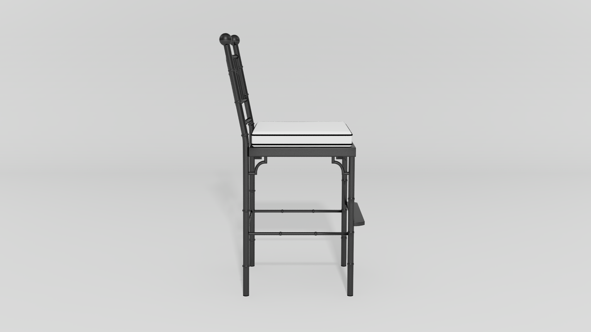 Faux Bamboo Counter Stool