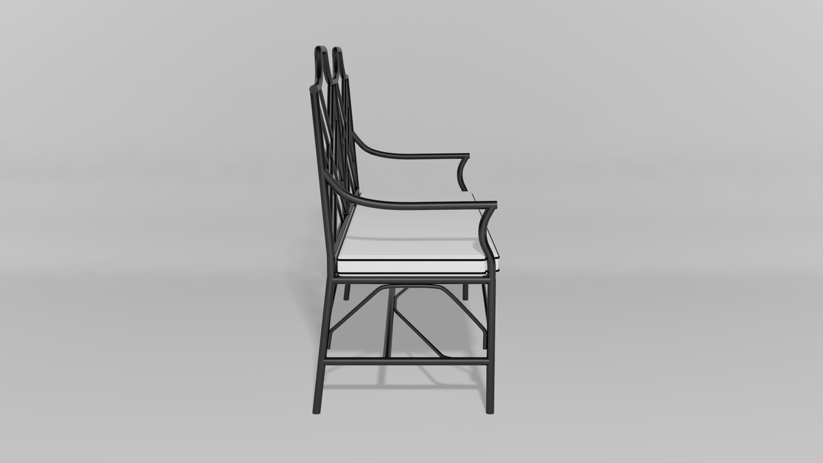 Chinese Chippendale Settee