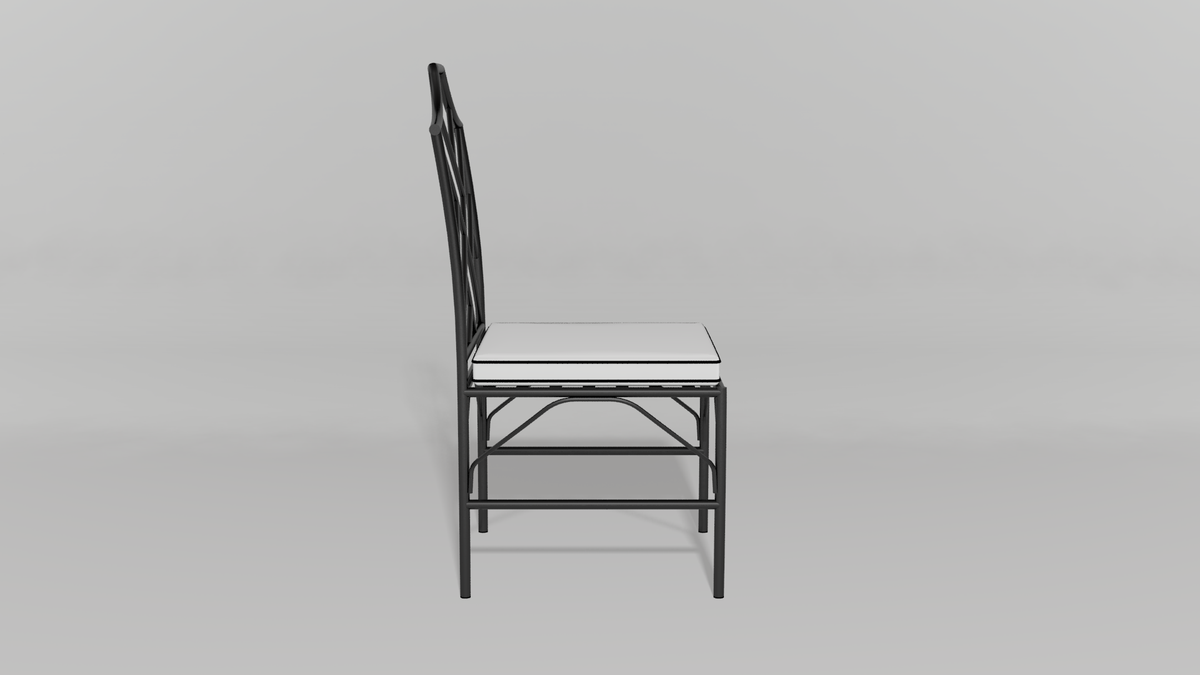 Chinese Chippendale Side Chair