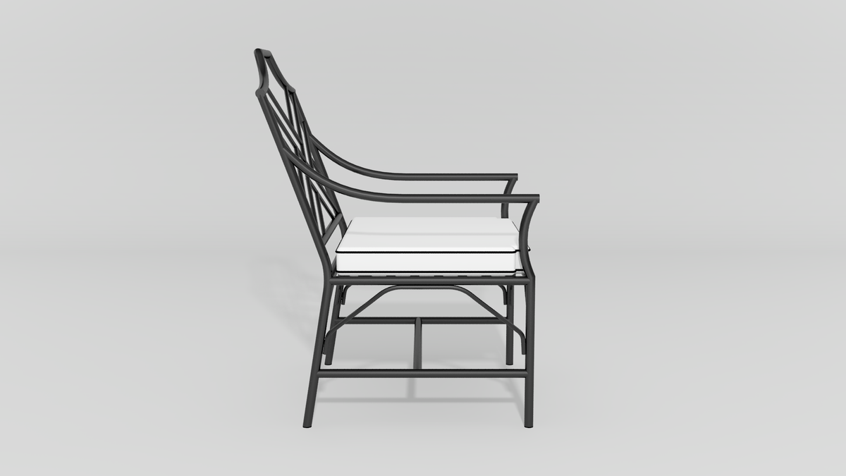Chinese Chippendale Club Chair