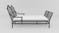 Chinese Chippendale Recamier