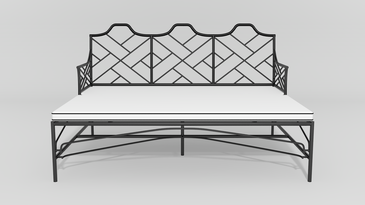 Chinese Chippendale Daybed