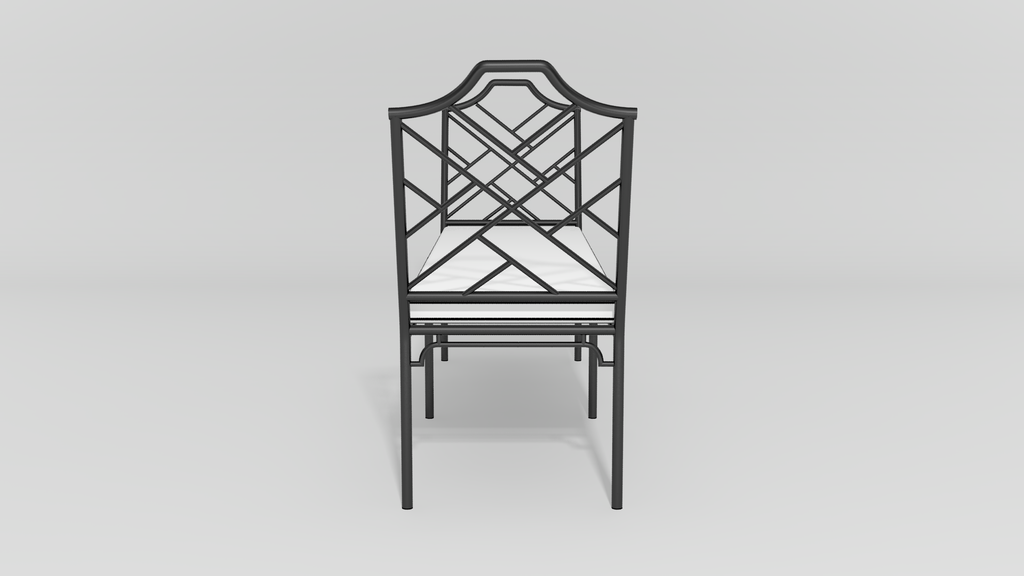 Chinese Chippendale Backless Bench