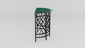 Chinese Chippendale Demilune Base