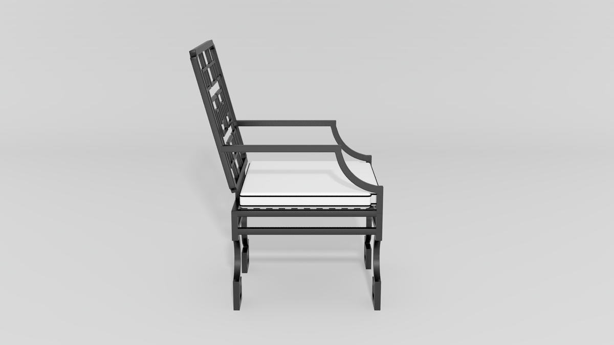 Greek Key Club Chair