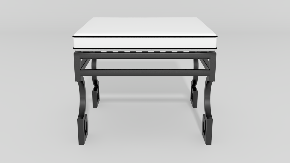 Greek Key Ottoman