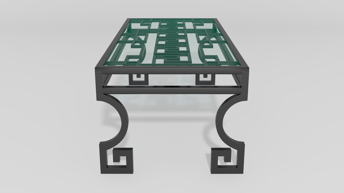 Greek Key Coffee Table Base