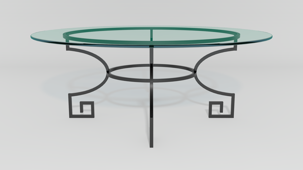 Greek Key Athena Dining Table Base