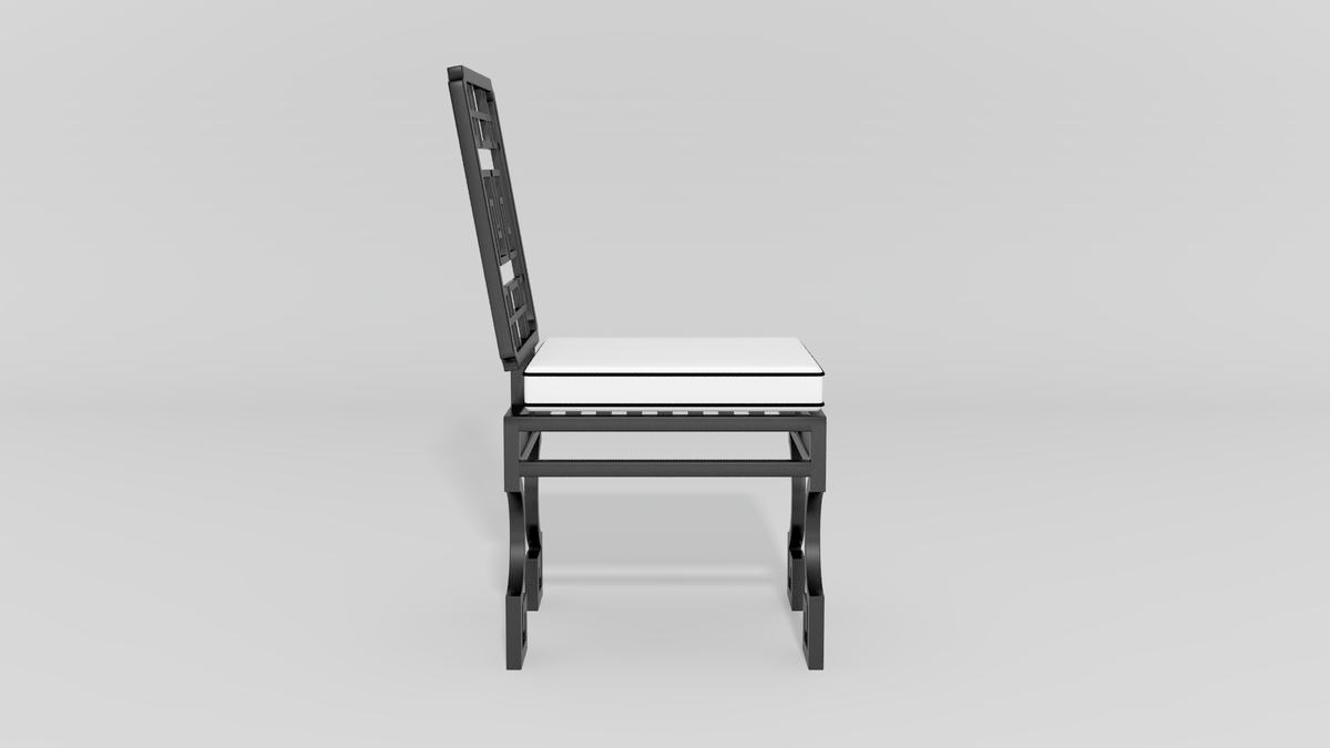 Greek Key Side Chair
