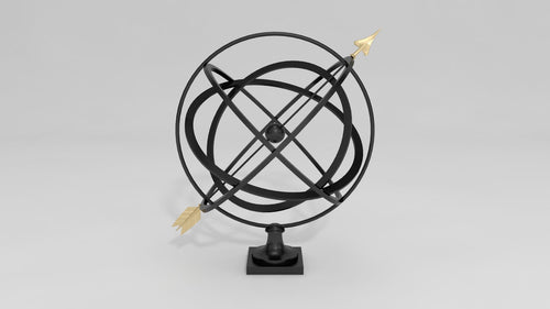 24" Garden Armillary Sphere, view 2