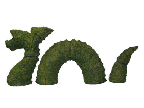 24 Inch Nessie Water Dragon Garden Topiary Frame