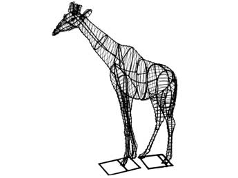 168 Inch Giraffe Garden Topiary Frame