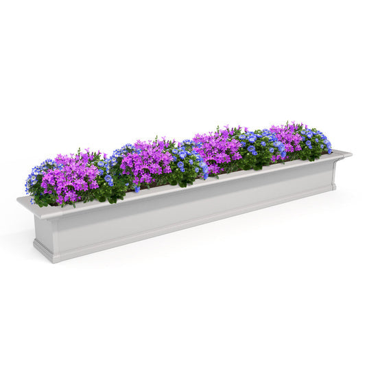 Yorkshire 7FT Window Box - White