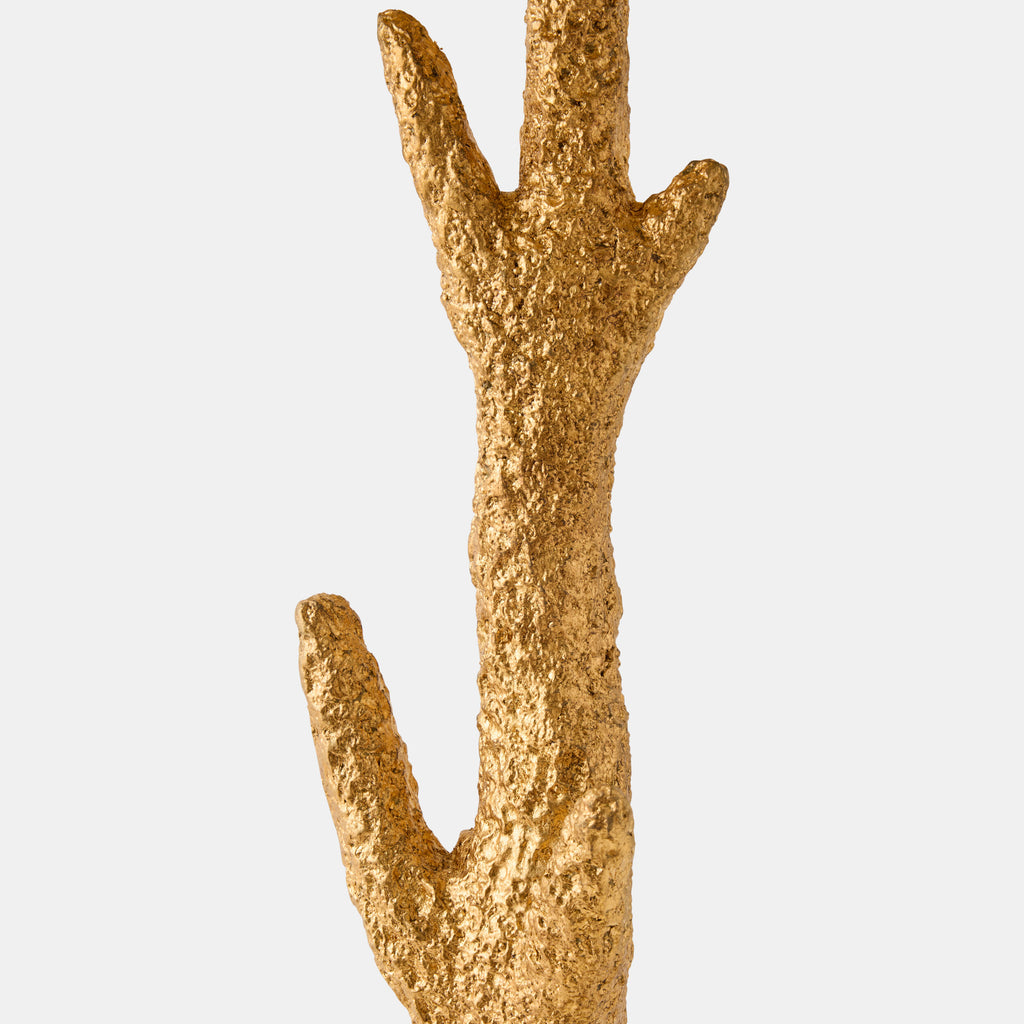 Pillar Coral Table - Gold Leaf