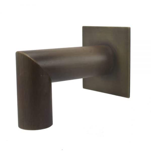 Deco 90 Degree Downspout Scupper w/ Backplate