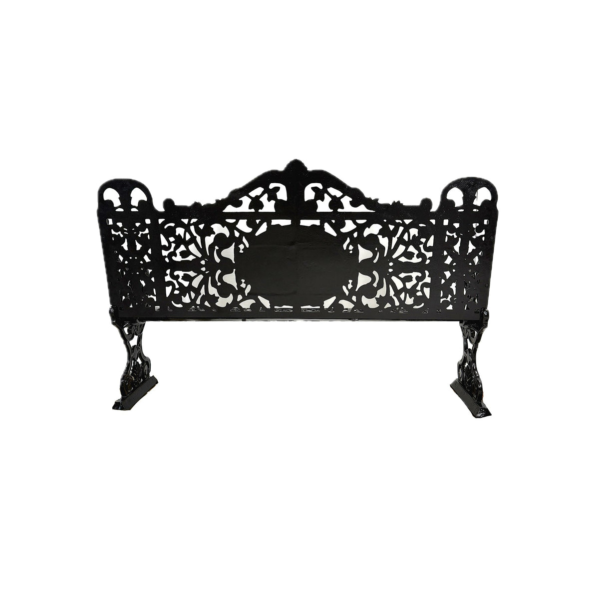 Ornamental Iron Garden Bench – view 3