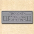 Frank Lloyd Wright Larkin Plaque: Thought, Feeling, Action