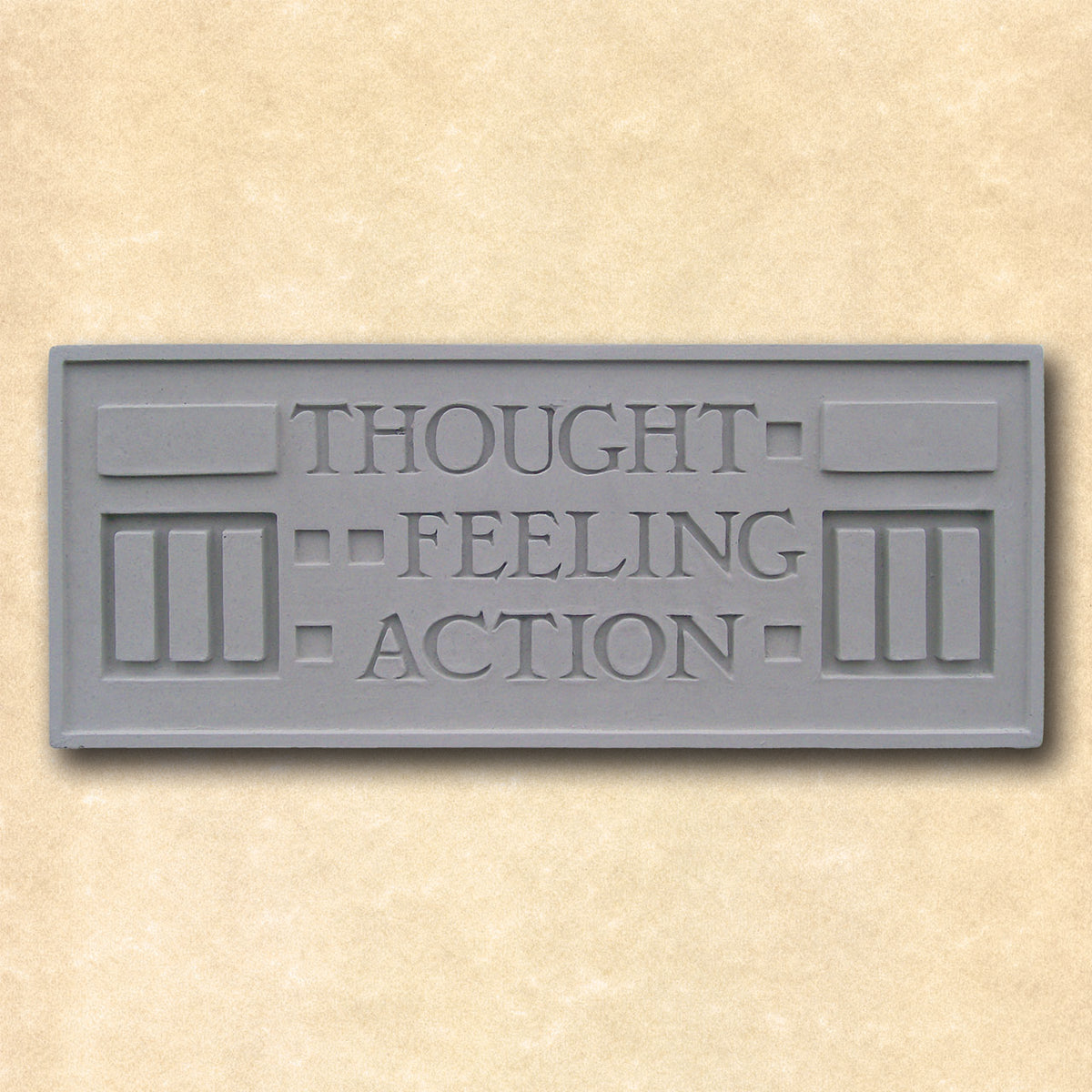 Frank Lloyd Wright Larkin Plaque: Thought, Feeling, Action
