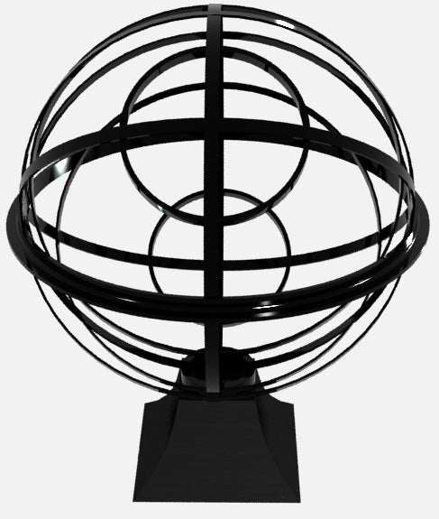Contemporary Modern Armillary Sphere