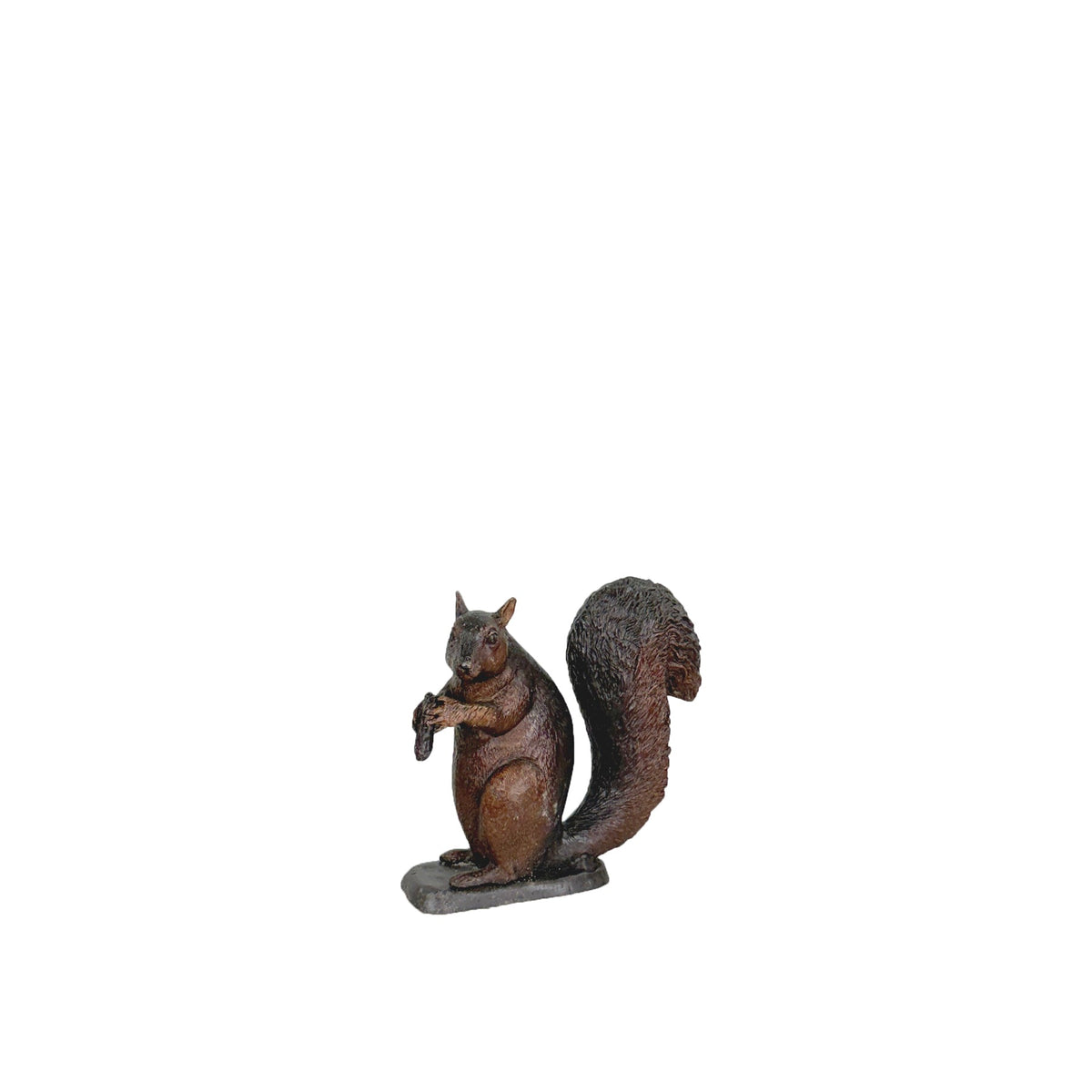 Small Squirrel Table-top Bronze Statue – view 1