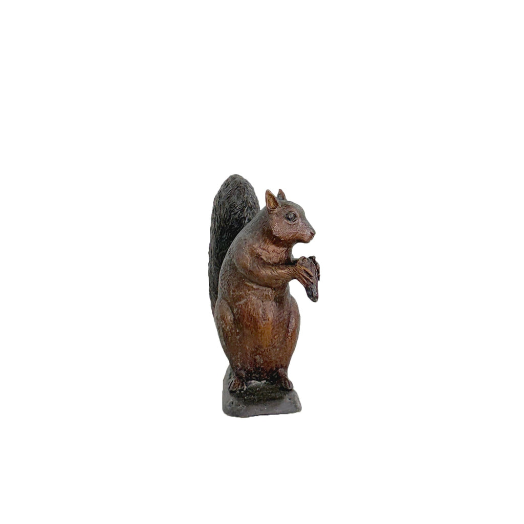 Small Squirrel Table-top Bronze Statue – view 4